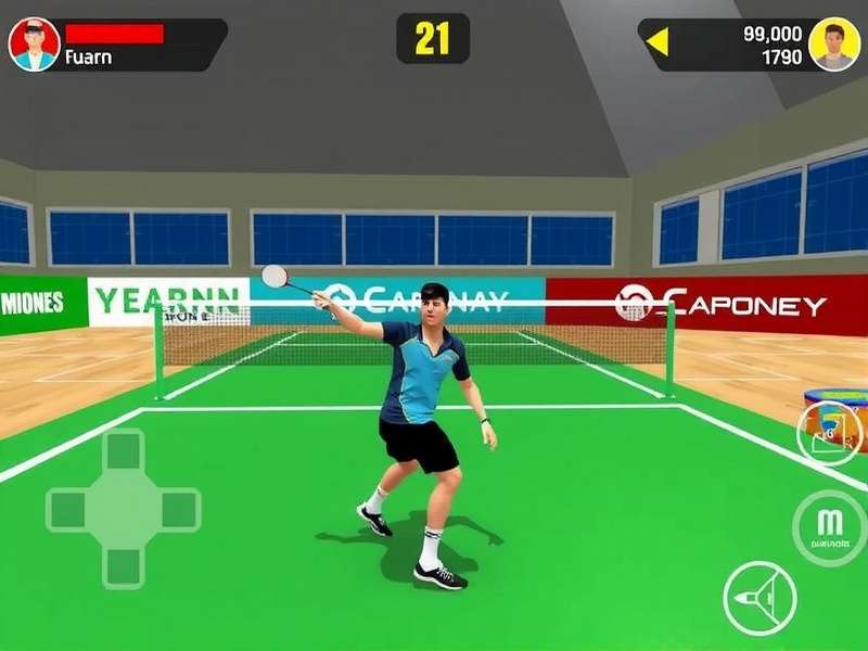 Intense badminton action in Chandigarh Badminton Blitz Chandigarh Badminton Blitz Gameplay Screenshot