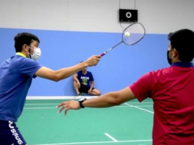 Indian players competing in a local tournament Chandigarh Badminton Blitz Community Event
